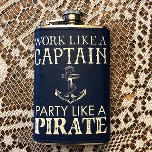 4 for $10 Sale! Navy Flask